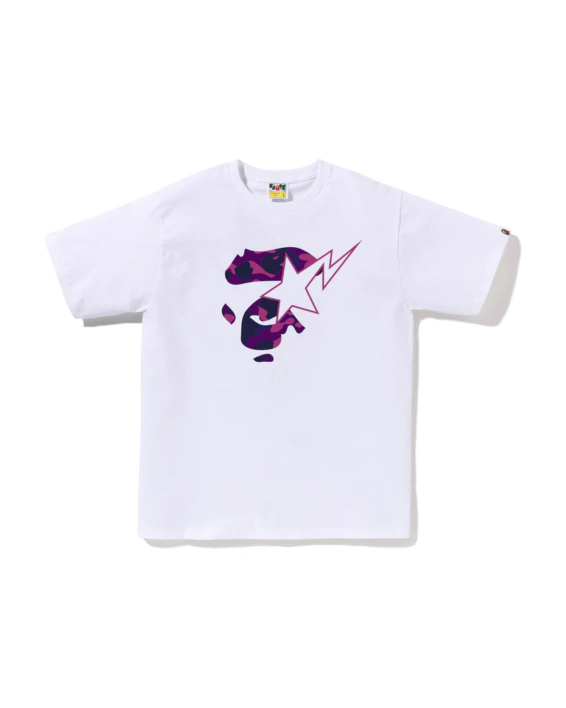 Camiseta Bape Facesta White Purple