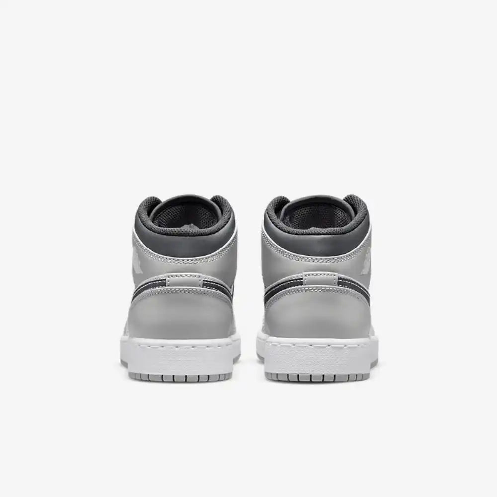 Air Jordan 1 Mid GS Light Smoke Grey