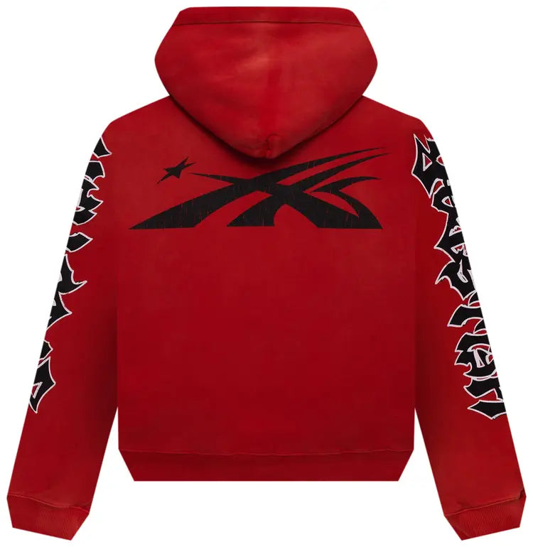 Moletom Hellstar Skeleton Airbushed Red