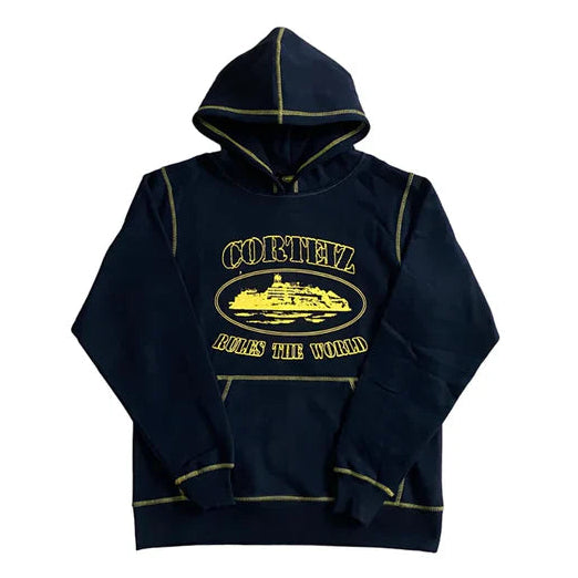 Moletom Corteiz Superior Alcatraz Black Yellow