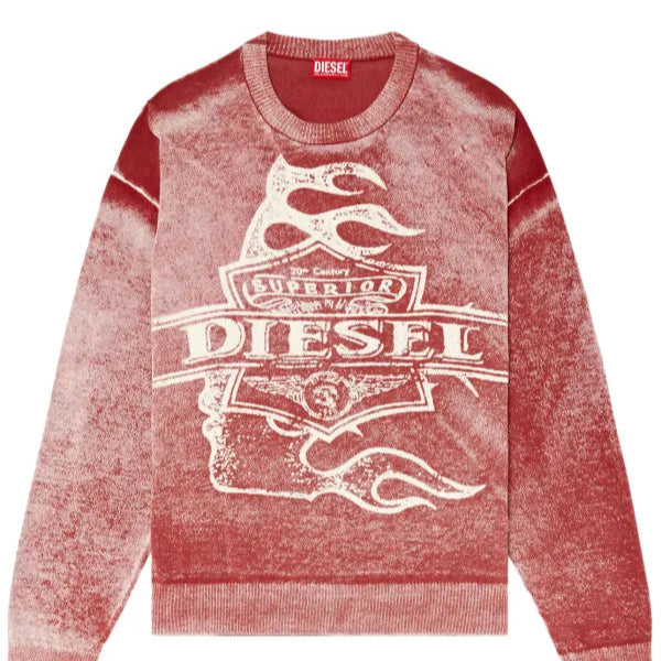 Moletom Crewneck Diesel (Hellstar Copy) K-Belez Red