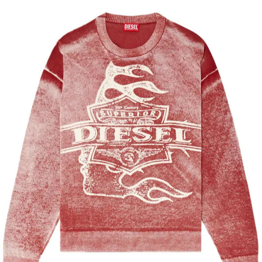 Moletom Crewneck Diesel (Hellstar Copy) K-Belez Red