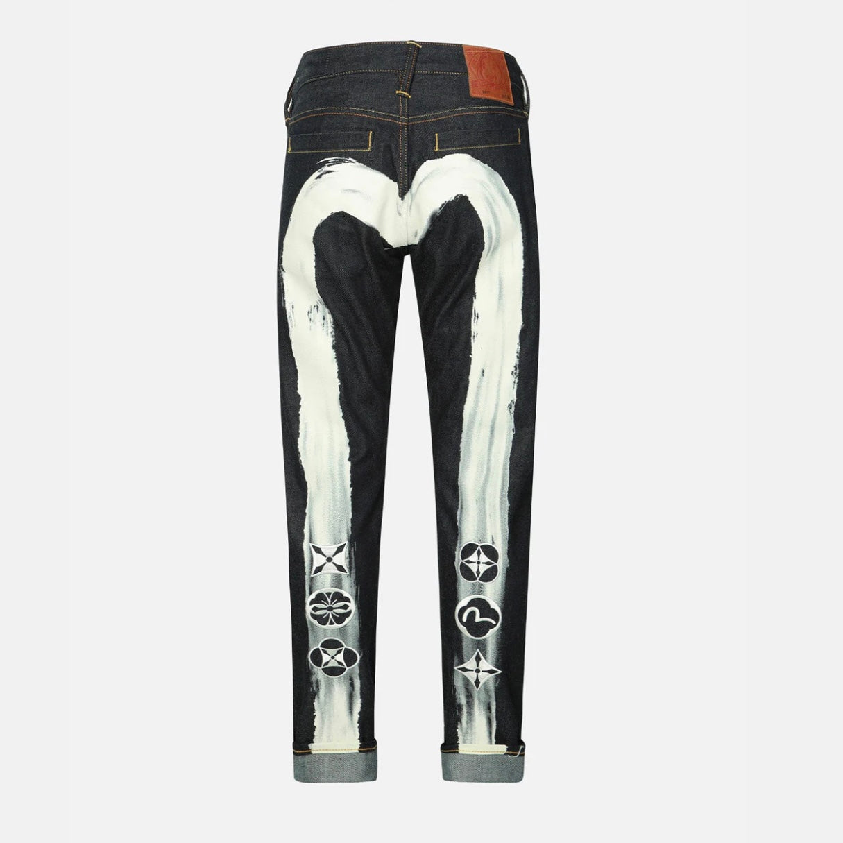 Calça Evisu Daicock Carrot Fit Denim