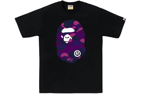 Camiseta Bape Big Ape Head Black/Purple