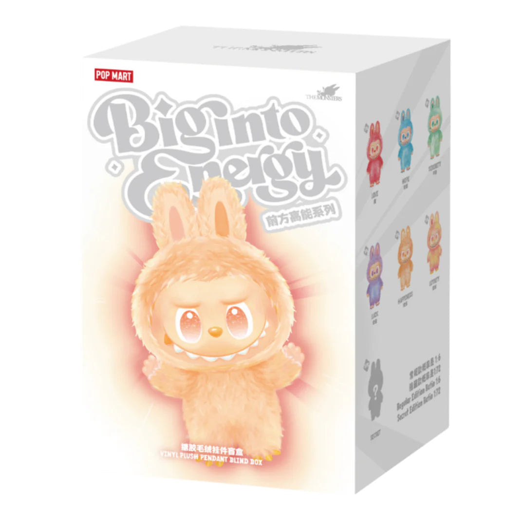 Boneco Pop Mart Labubu The Monsters "Big into Energy Series Vinyl Plush" Blind Box