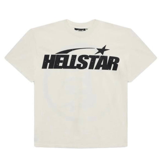 Camiseta Hellstar Classic White/Black (Gel Print)