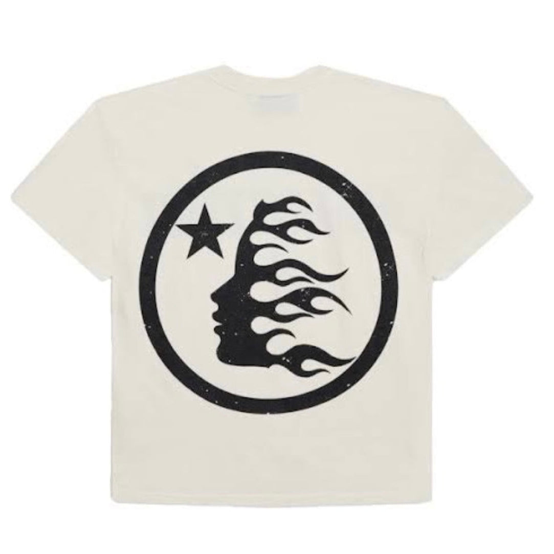 Camiseta Hellstar Classic White/Black (Gel Print)
