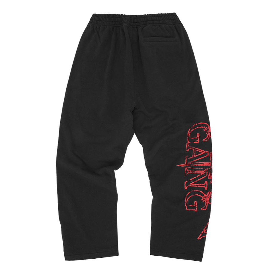 Calça Corteiz x 21 Savage Slaughter Gang Black