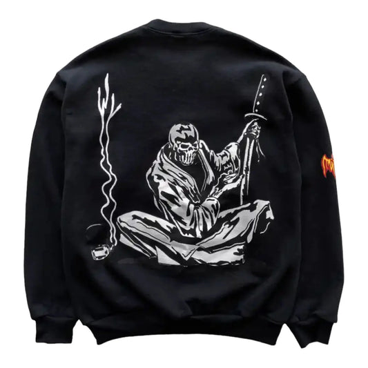 Moletom Crewneck Warren Lotas Tea Ronin Sweater Black