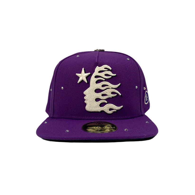 Boné Hellstar OG Logo Hat Rhinestone Purple
