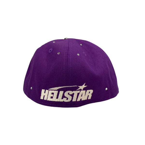 Boné Hellstar OG Logo Hat Rhinestone Purple