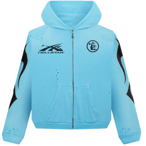 Moletom Hellstar Studios Zip Blue