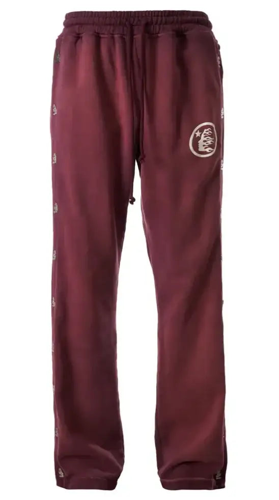 Calça Mirror Face Sweatpants Burgundy
