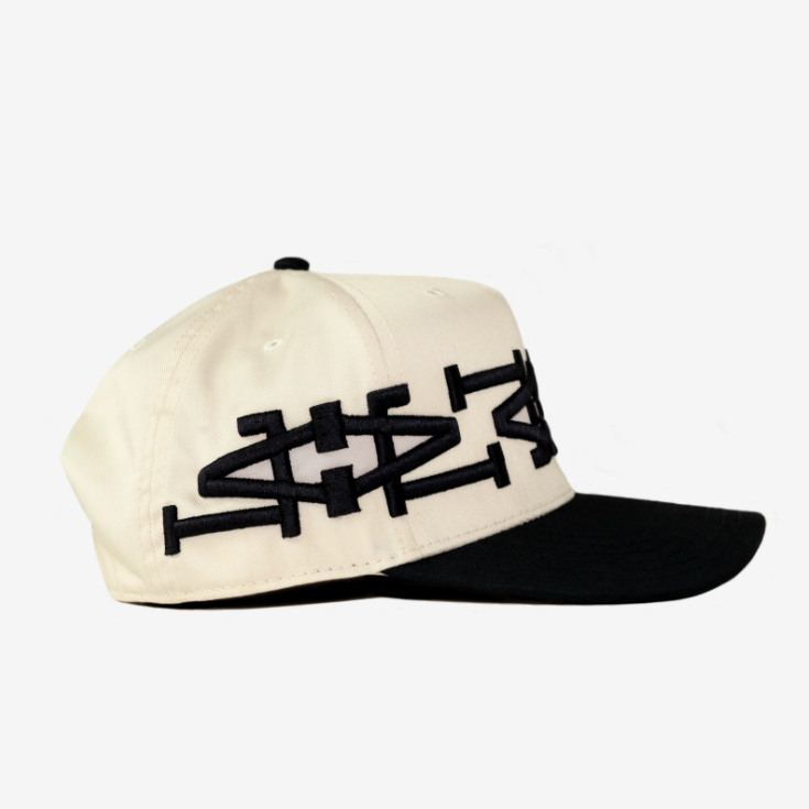 Boné oMA Studios LA LA CROWN HAT (CRM/BLK)