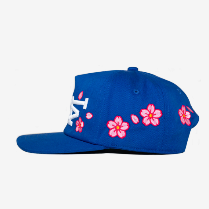Boné oMA Studios LA LA CHERRY BLOSSOM HAT (BLUE)