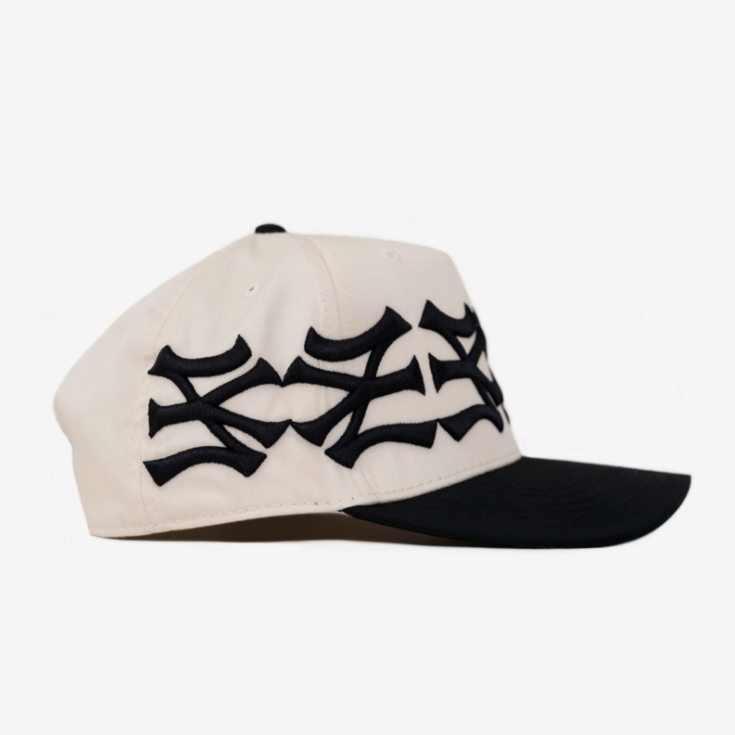 Boné oMA Studios NY NY CROWN HAT (CRM/BLK)