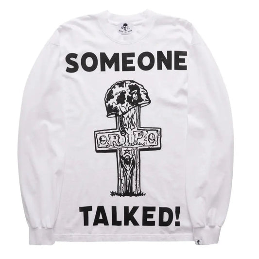 Camiseta Longsleeve Warren Lotas Someone Talk