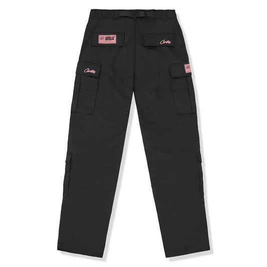 Calça Cargo Corteiz Guerrilaz Black Pink