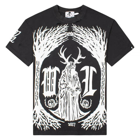 Camiseta Warren Lotas Forest Reaper Black White