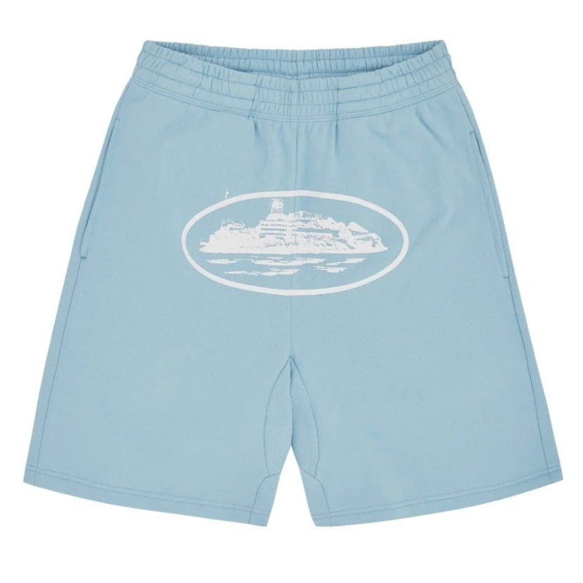 Shorts Corteiz Alcatraz Baby Blue