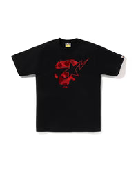 Camiseta A Bathing Ape Bape Facesta Black Red