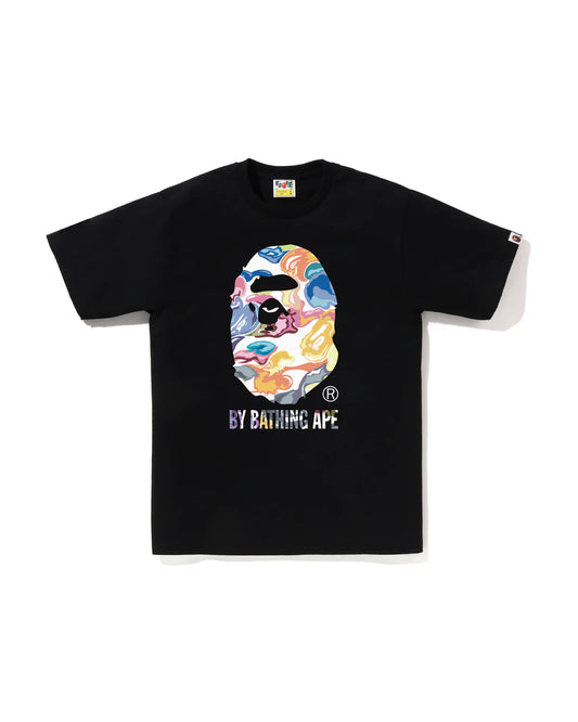 Camiseta Bape Big Ape Head Art Camo Black