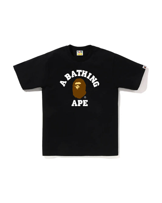 Camiseta A Bathing Ape Bape College Black/Brown