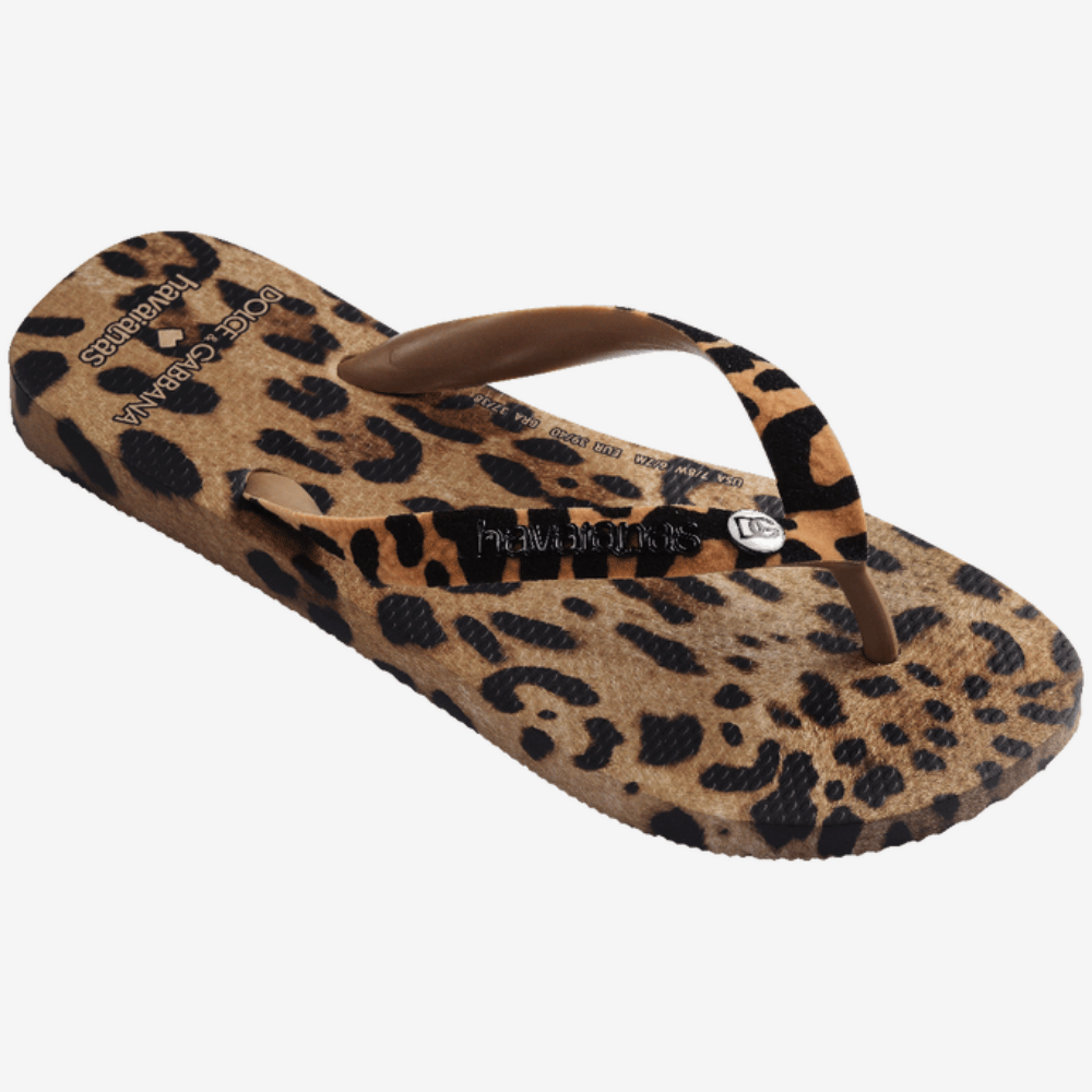 Dolce&Gabbana x Havaianas Chinelo Leopard