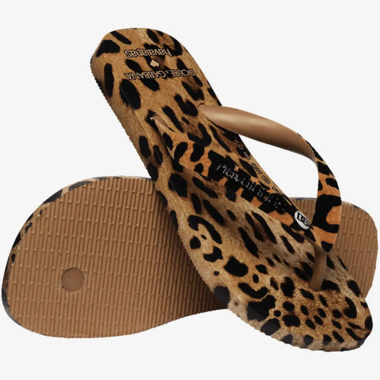 Dolce&Gabbana x Havaianas Chinelo Leopard