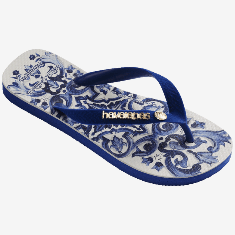 Dolce&Gabbana x Havaianas Chinelo Blu Mediterraneo