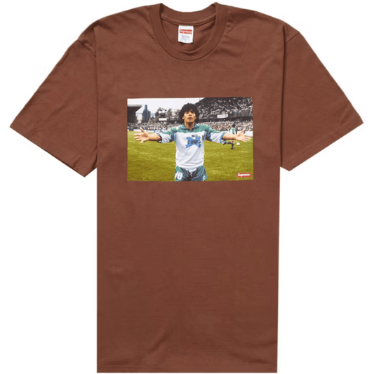 Camiseta Supreme Maradona Brown