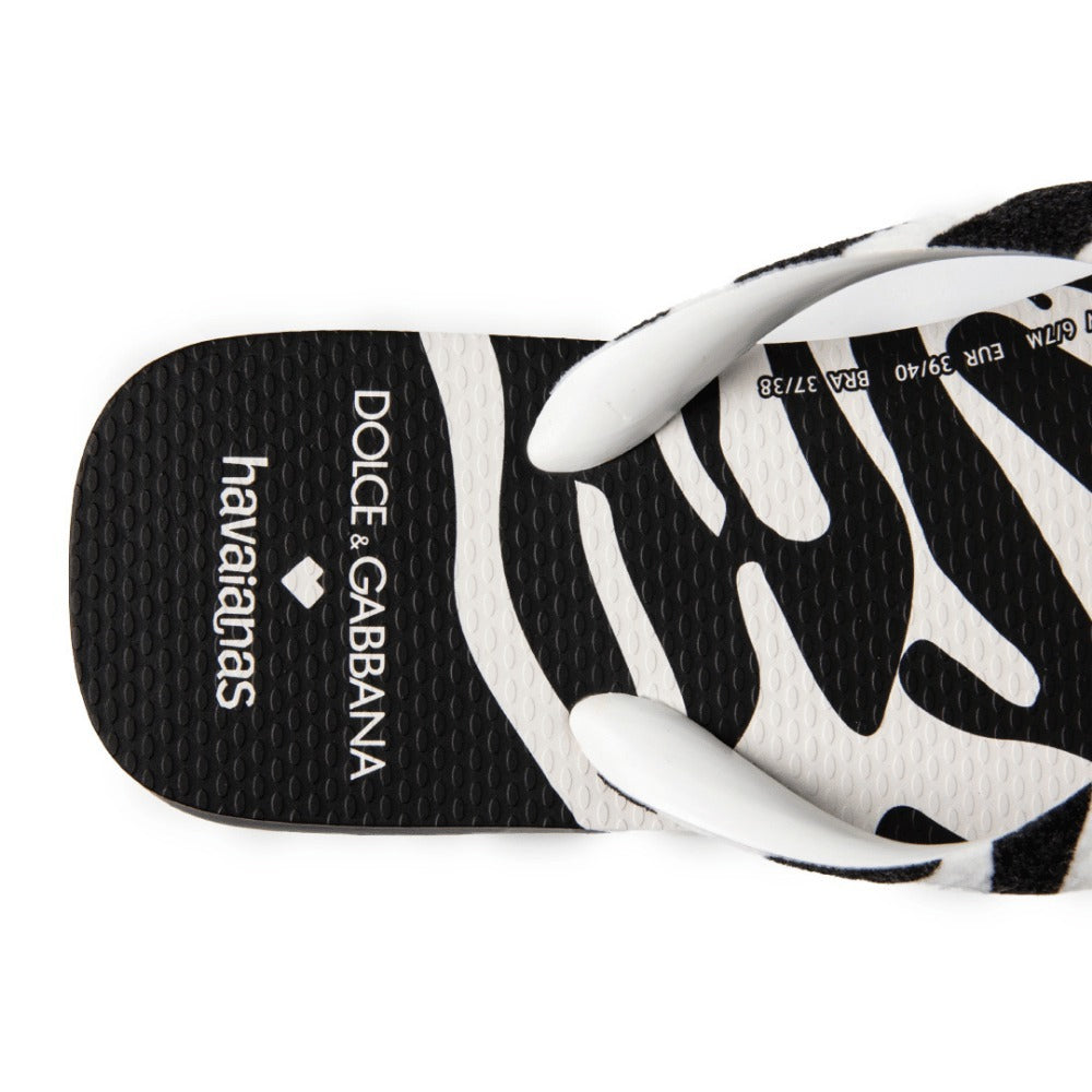 Dolce&Gabbana x Havaianas Chinelo Zebra