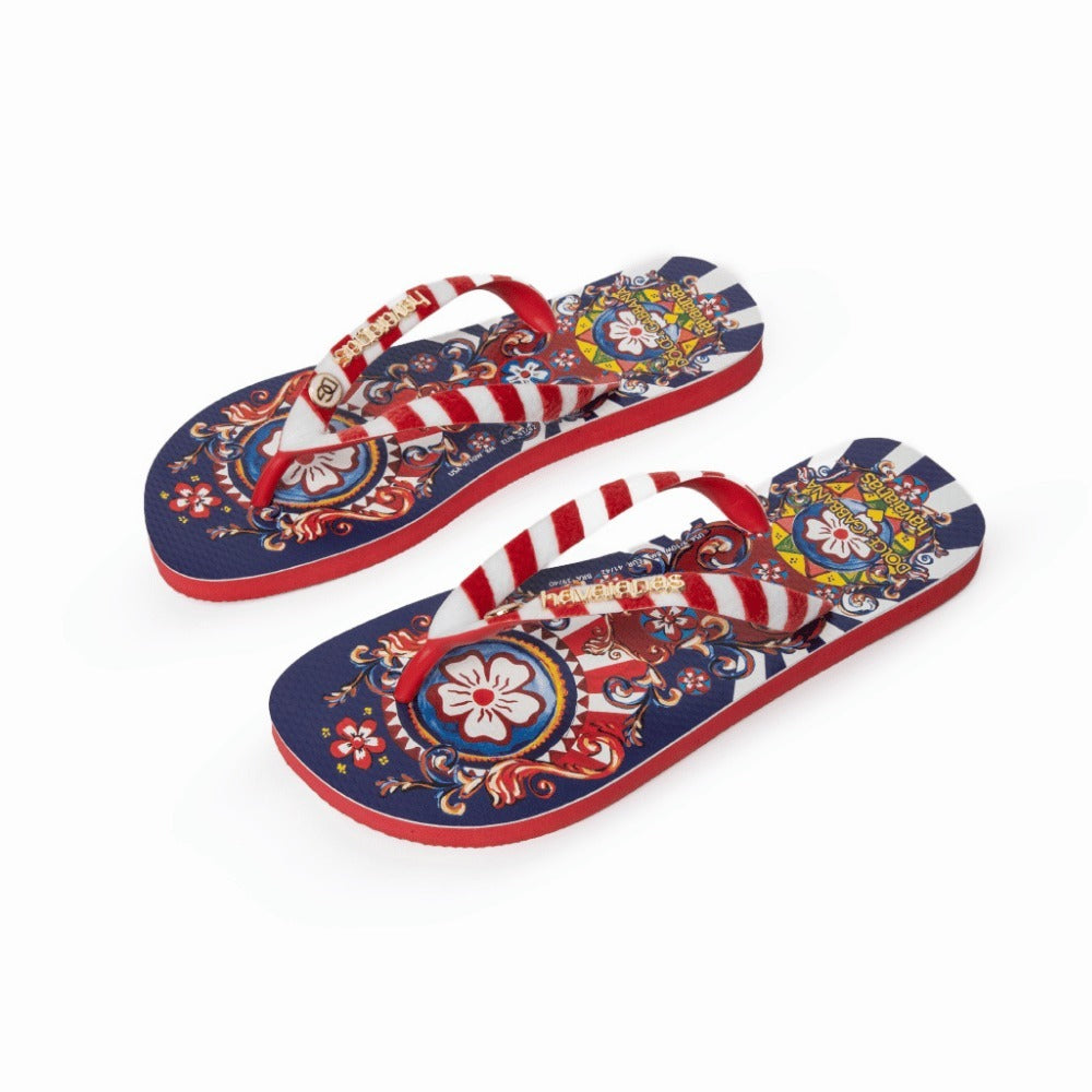 Dolce&Gabbana x Havaianas Chinelo Carretto Siciliano