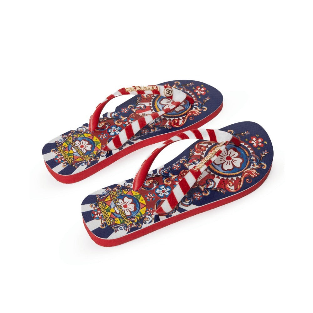 Dolce&Gabbana x Havaianas Chinelo Carretto Siciliano