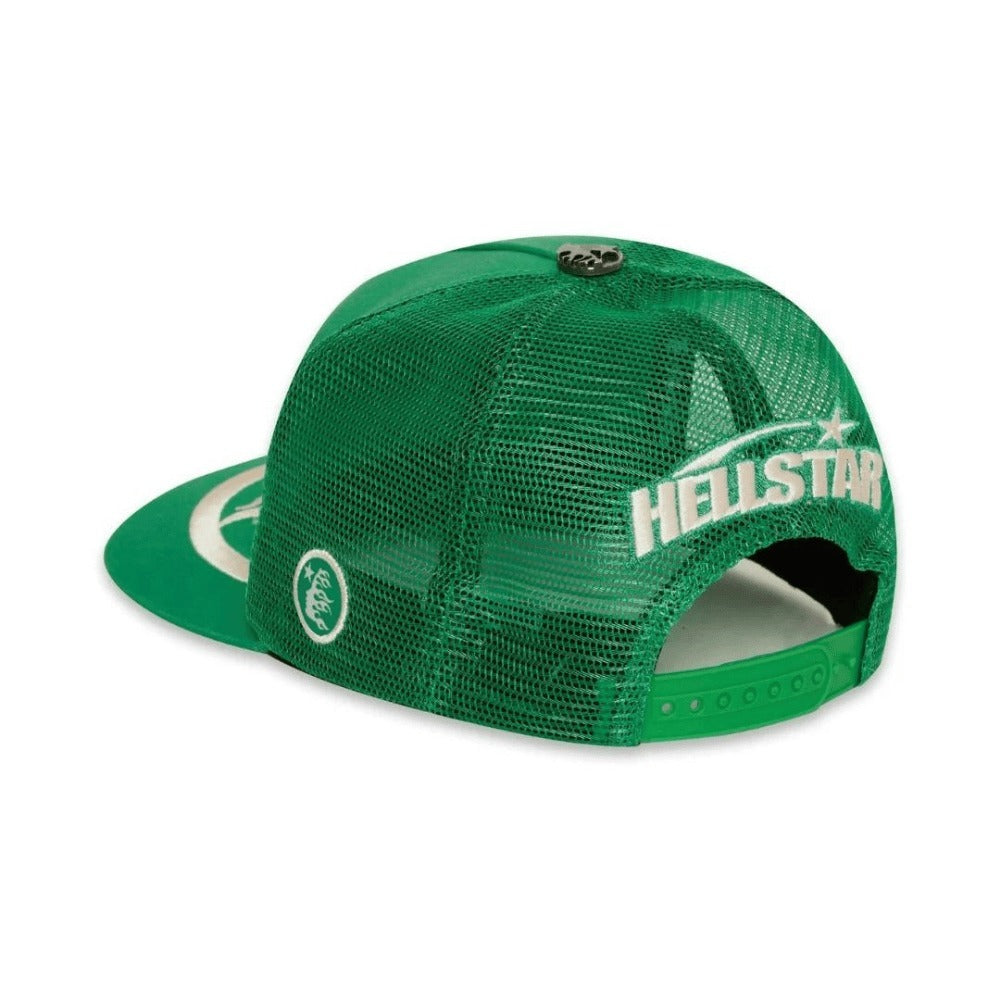 Boné Hellstar Big Logo Trucker Snapback Verde