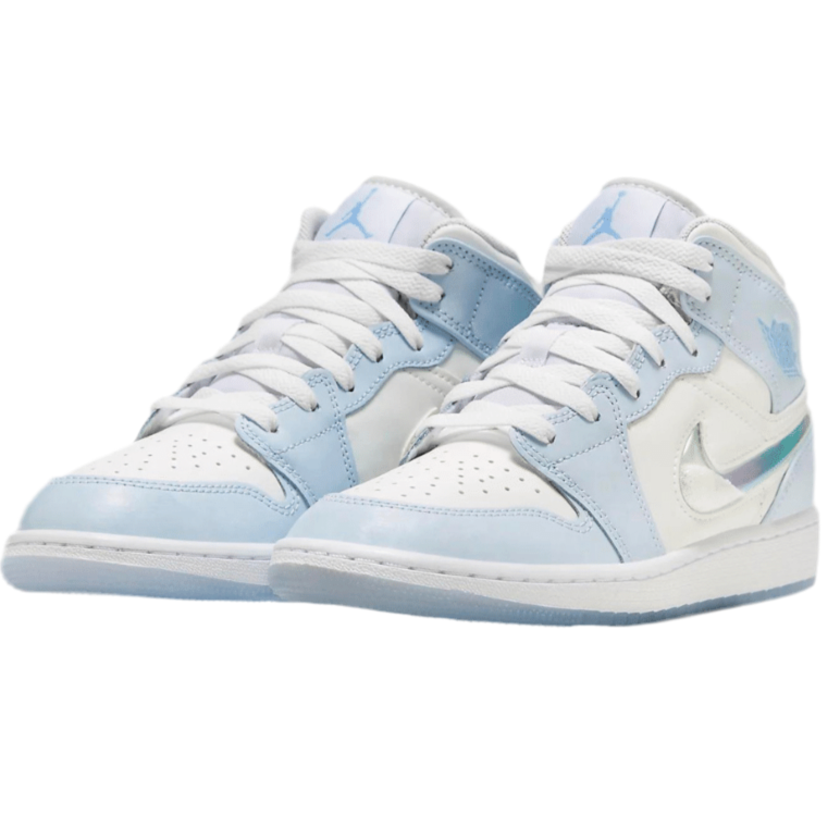 Air Jordan 1 Mid SE White Ice Blue