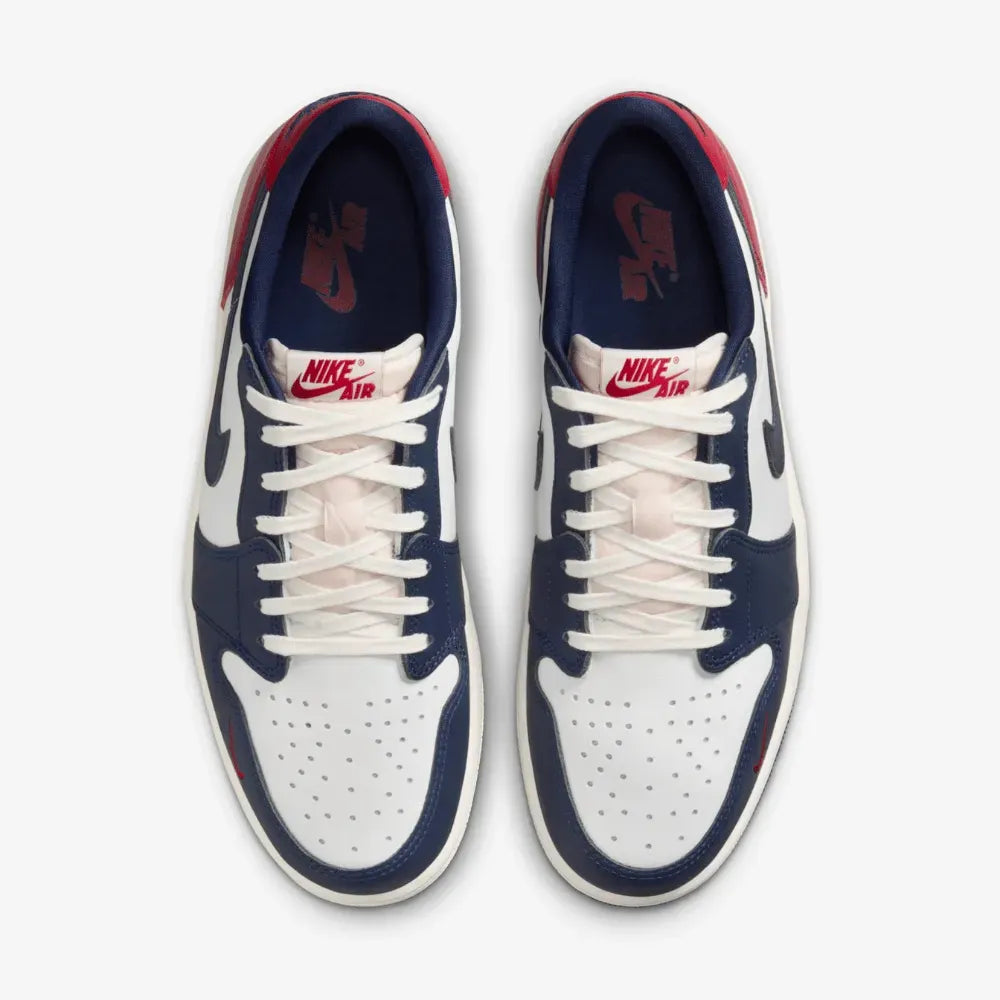 Air Jordan 1 Low OG Gym Red Midnight Navy