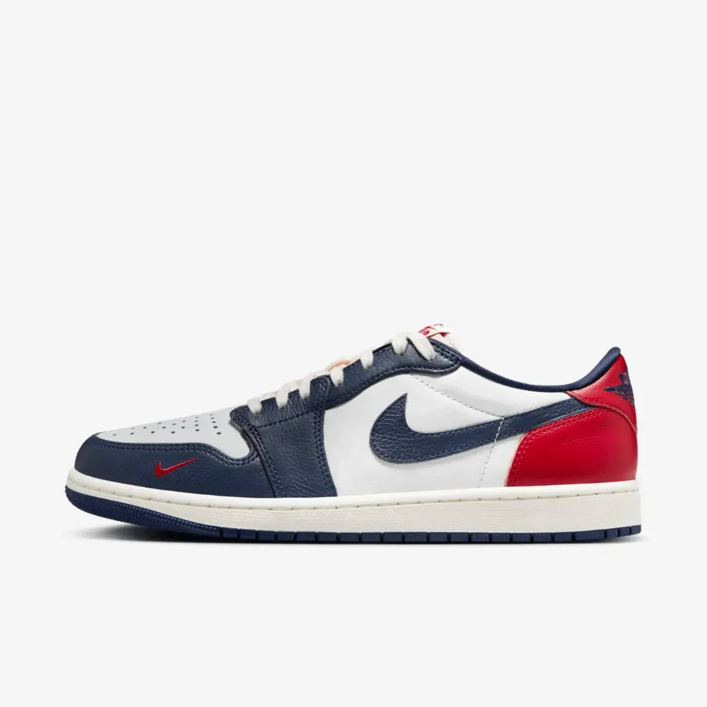 Air Jordan 1 Low OG Gym Red Midnight Navy