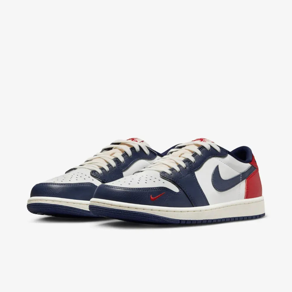 Air Jordan 1 Low OG Gym Red Midnight Navy