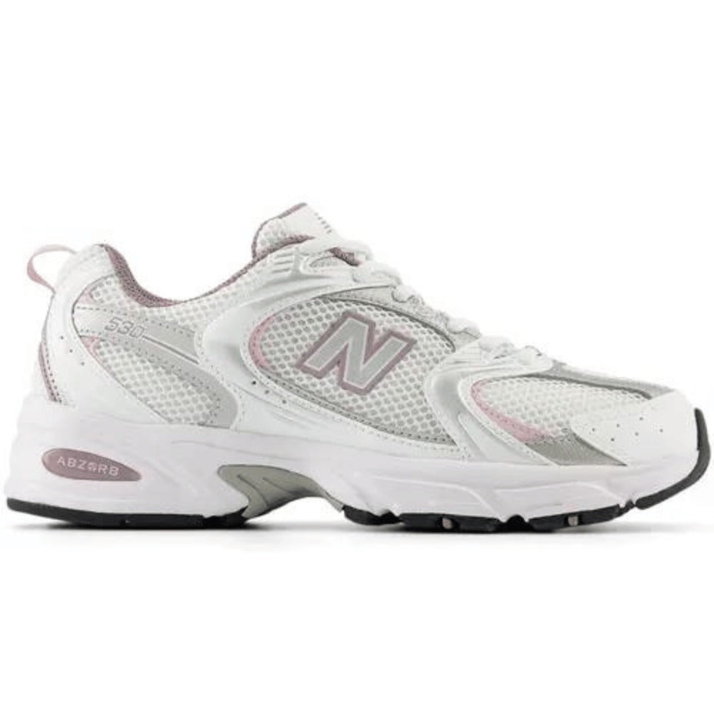 New Balance 530 White Silver Metalic Ice Wine