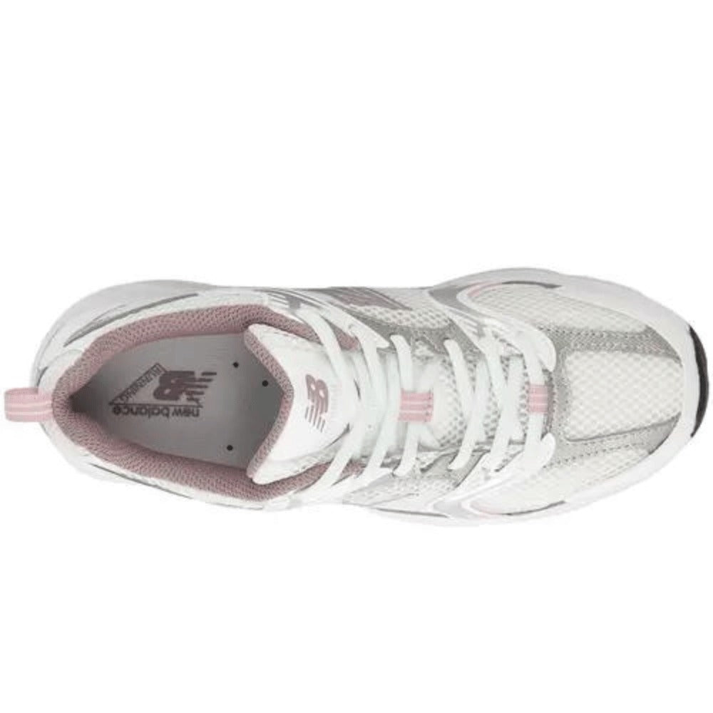 New Balance 530 White Silver Metalic Ice Wine