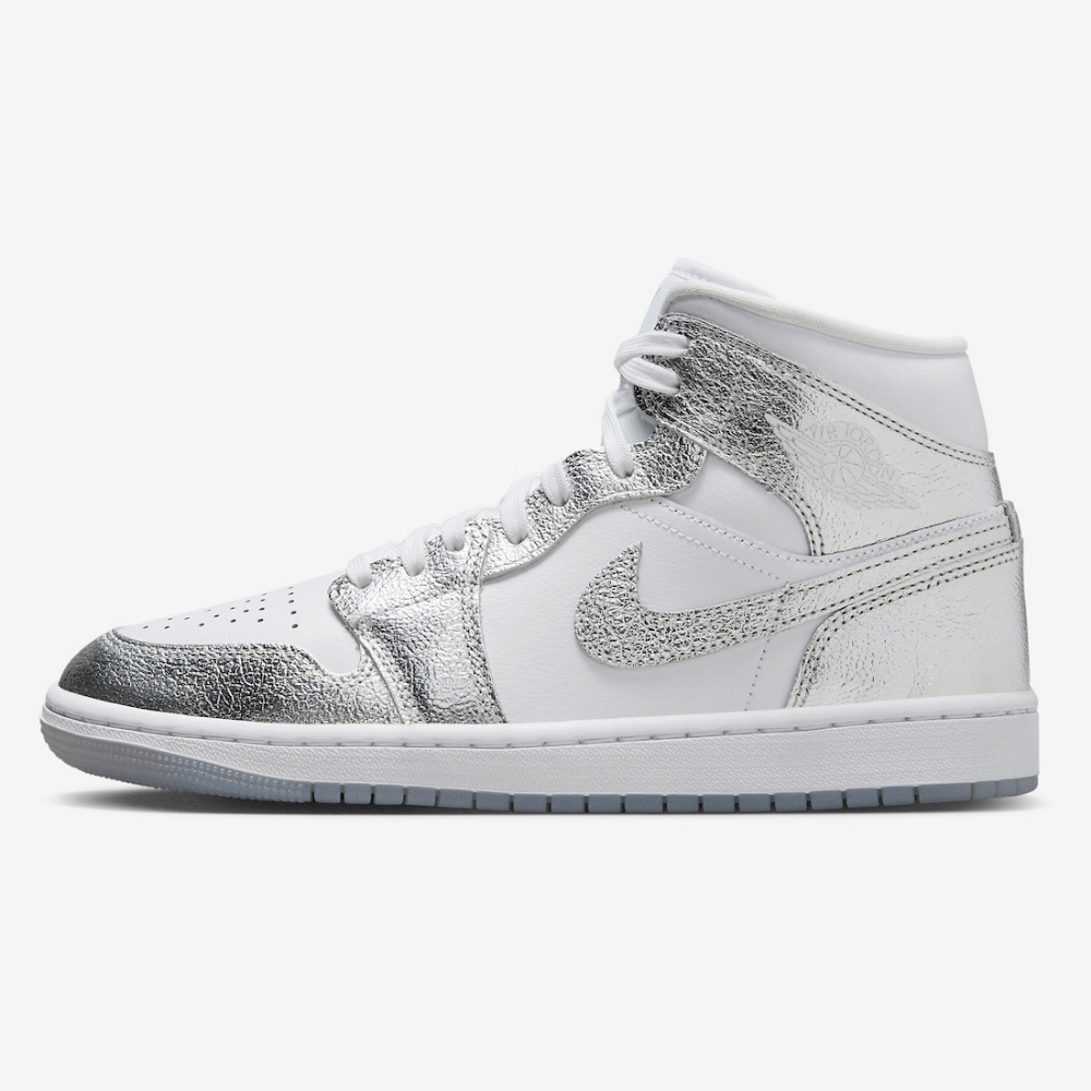 Air Jordan 1 Mid SE Metallic Silver