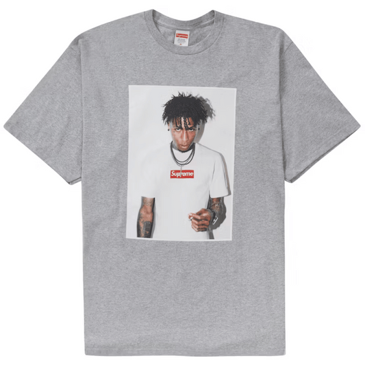 Camiseta Supreme NBA Youngboy Heather Grey