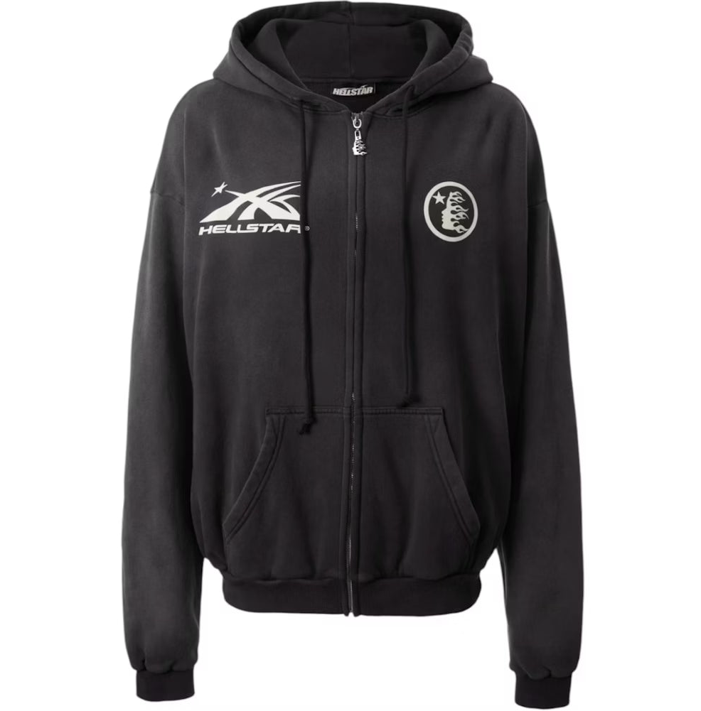 Jaqueta Hellstar HS Logo Zip-Up Black
