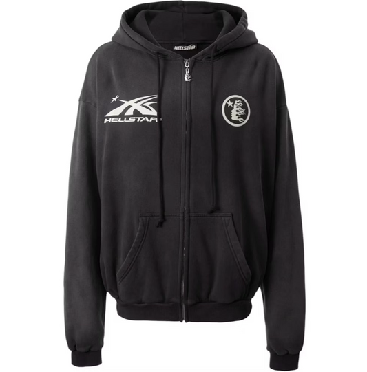 Jaqueta Hellstar HS Logo Zip-Up Black