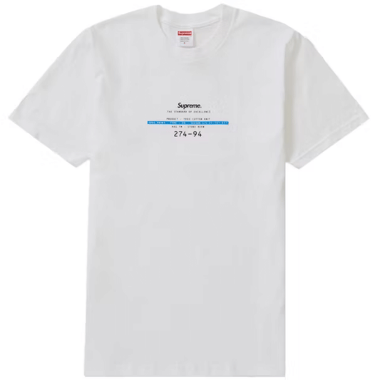 Camiseta Supreme Standard White