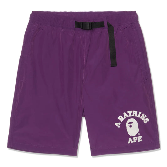 Shorts A Bathing Ape College Beach Purple