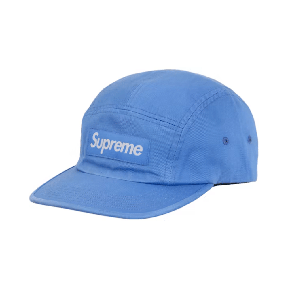 Boné Supreme Washed Chino Twill Camp Blue