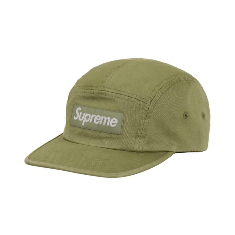 Boné Supreme Washed Chino Twill Camp Olive