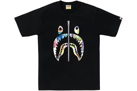 Camiseta Bape Shark Art Camo Black